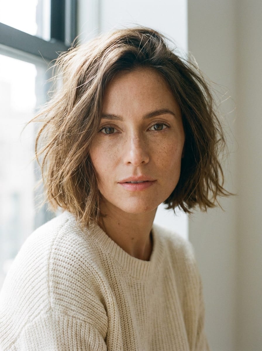 Kurzer Bob mit Soft Undone Finish - Kurze Bob Frisur